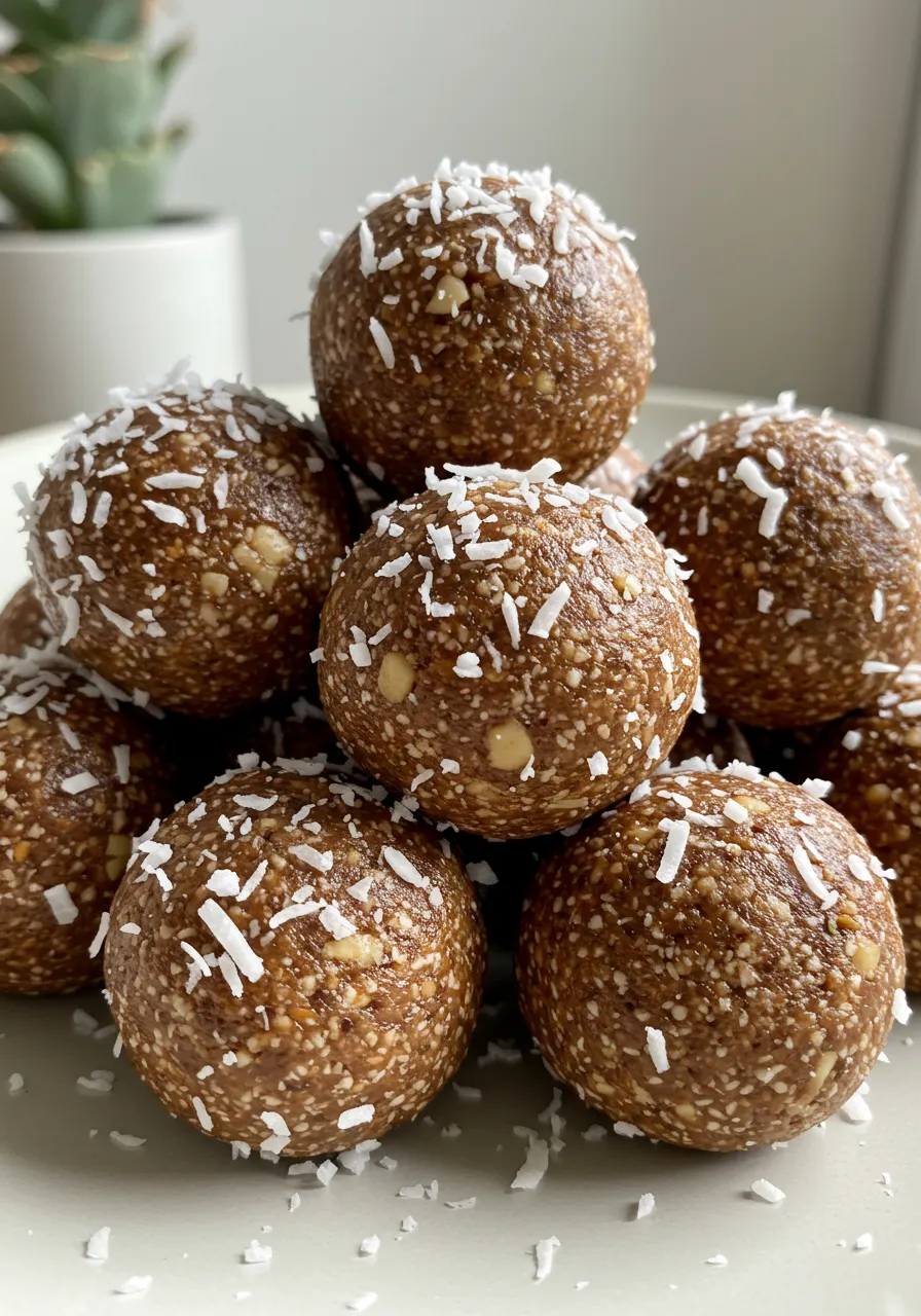 Coconut Energy Balls - tertiary view